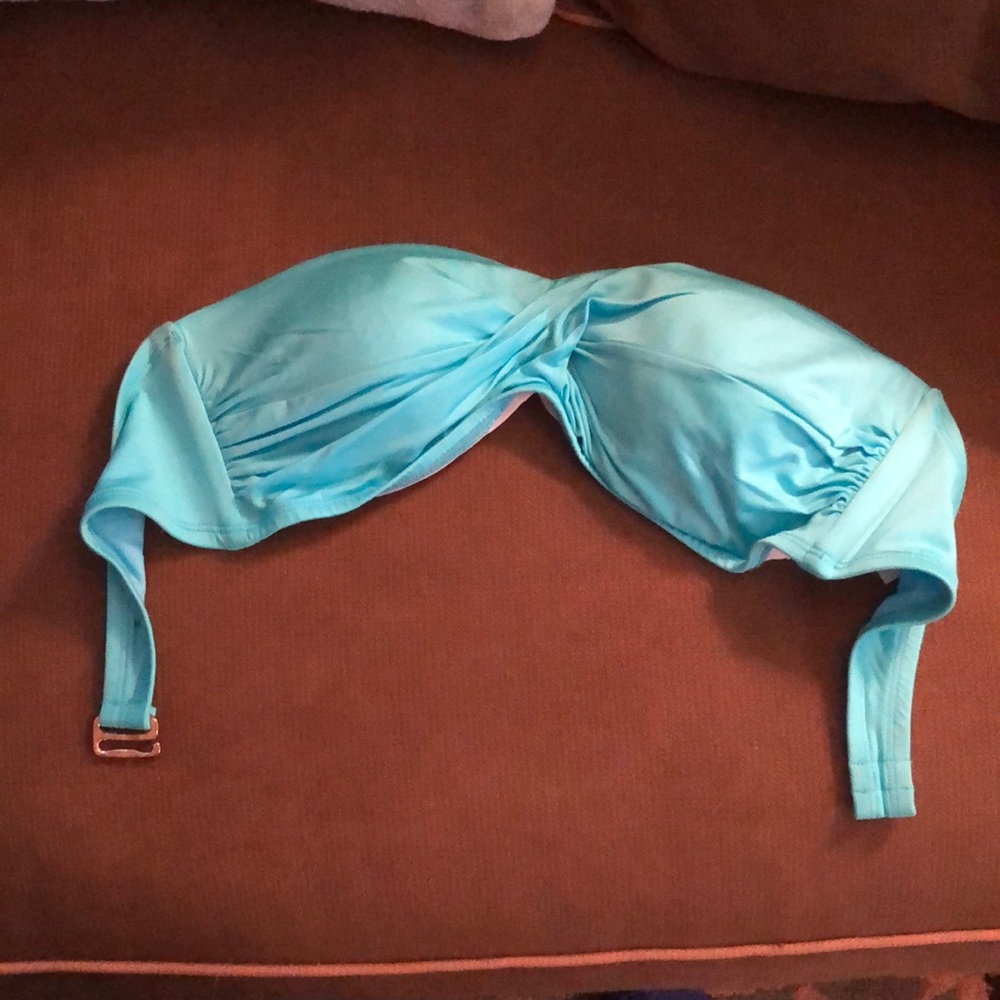 Target. Sky blue bikini top